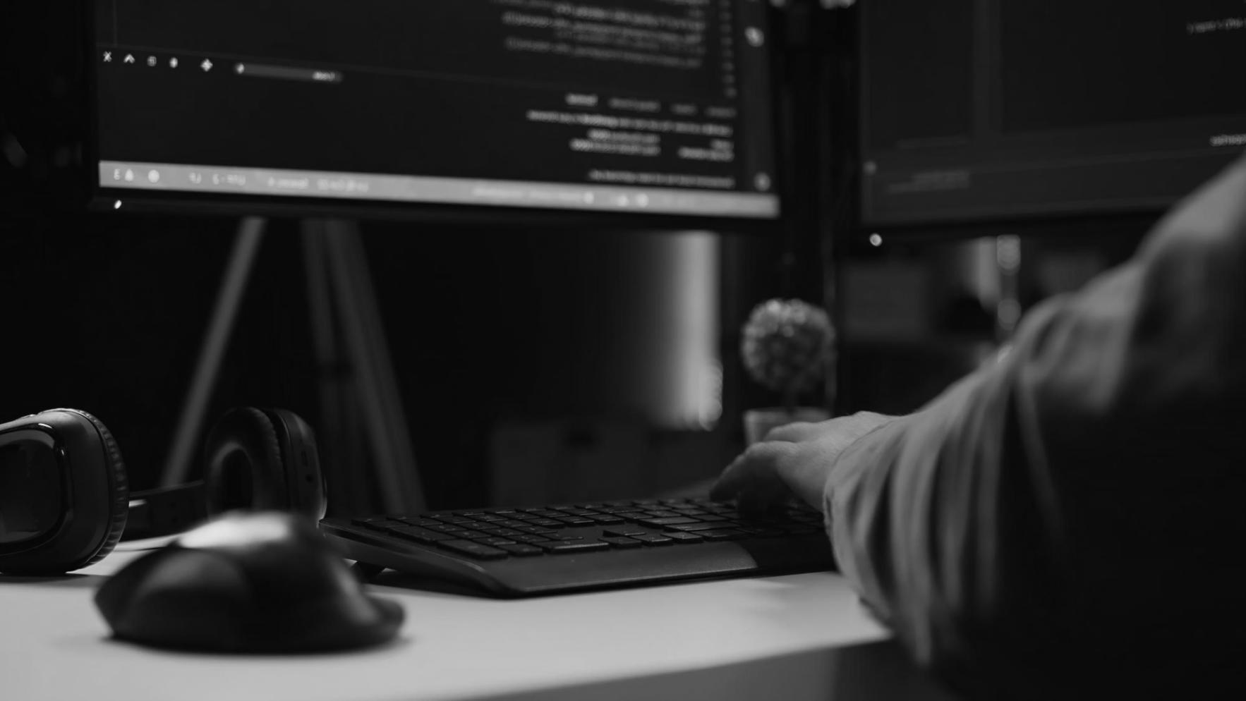 Students collaborating on blockchain development projects